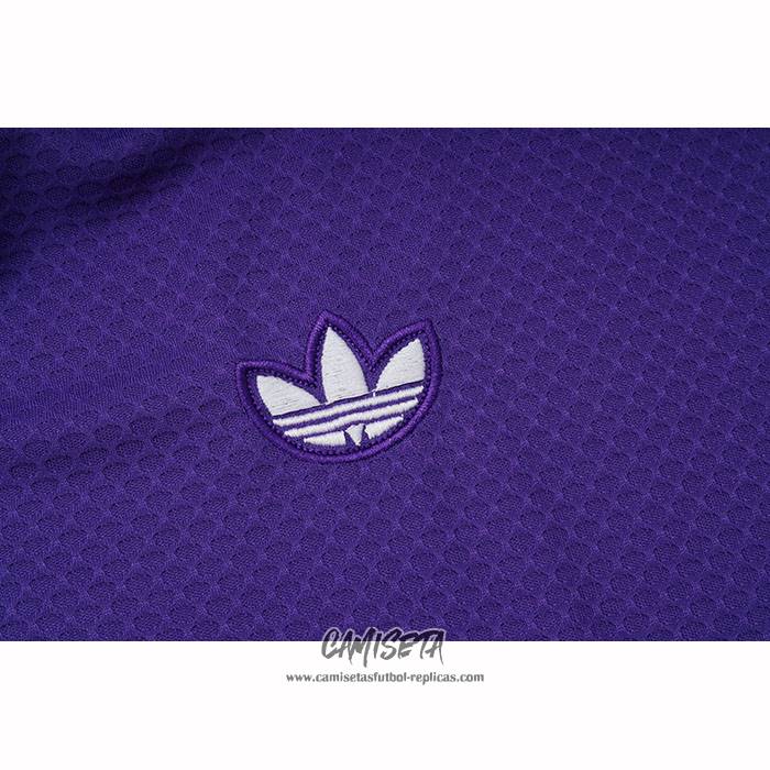 Chandal del Real Madrid 2025-2026 Manga Corta Purpura - Pantalon Corto